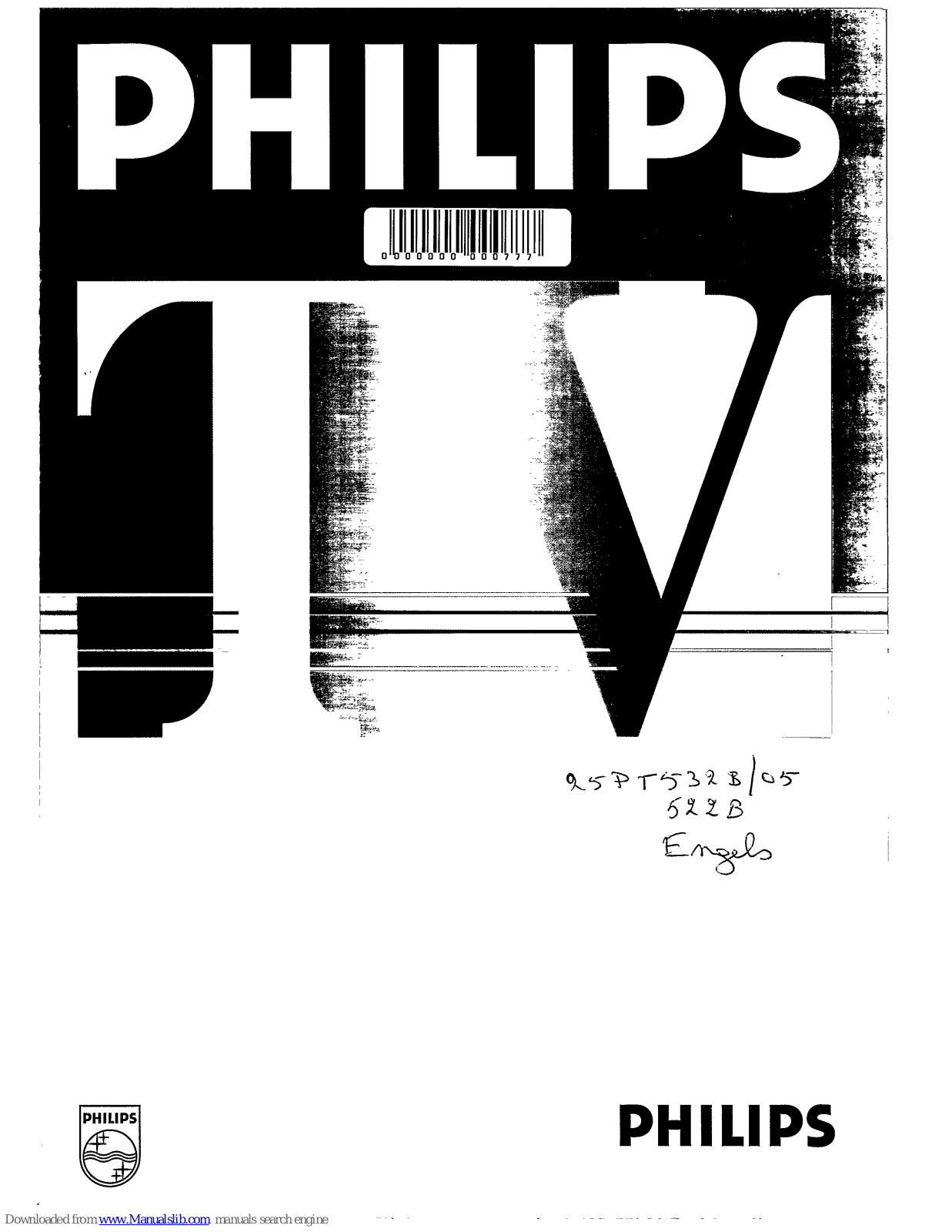 Philips 25PT522B/05, 25PT532B/05, 25PT522B, 25PT532B, 25PT522B/01 User Manual