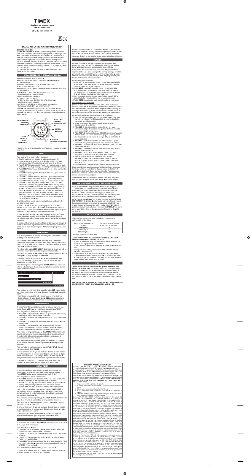 Timex T49851 User guide