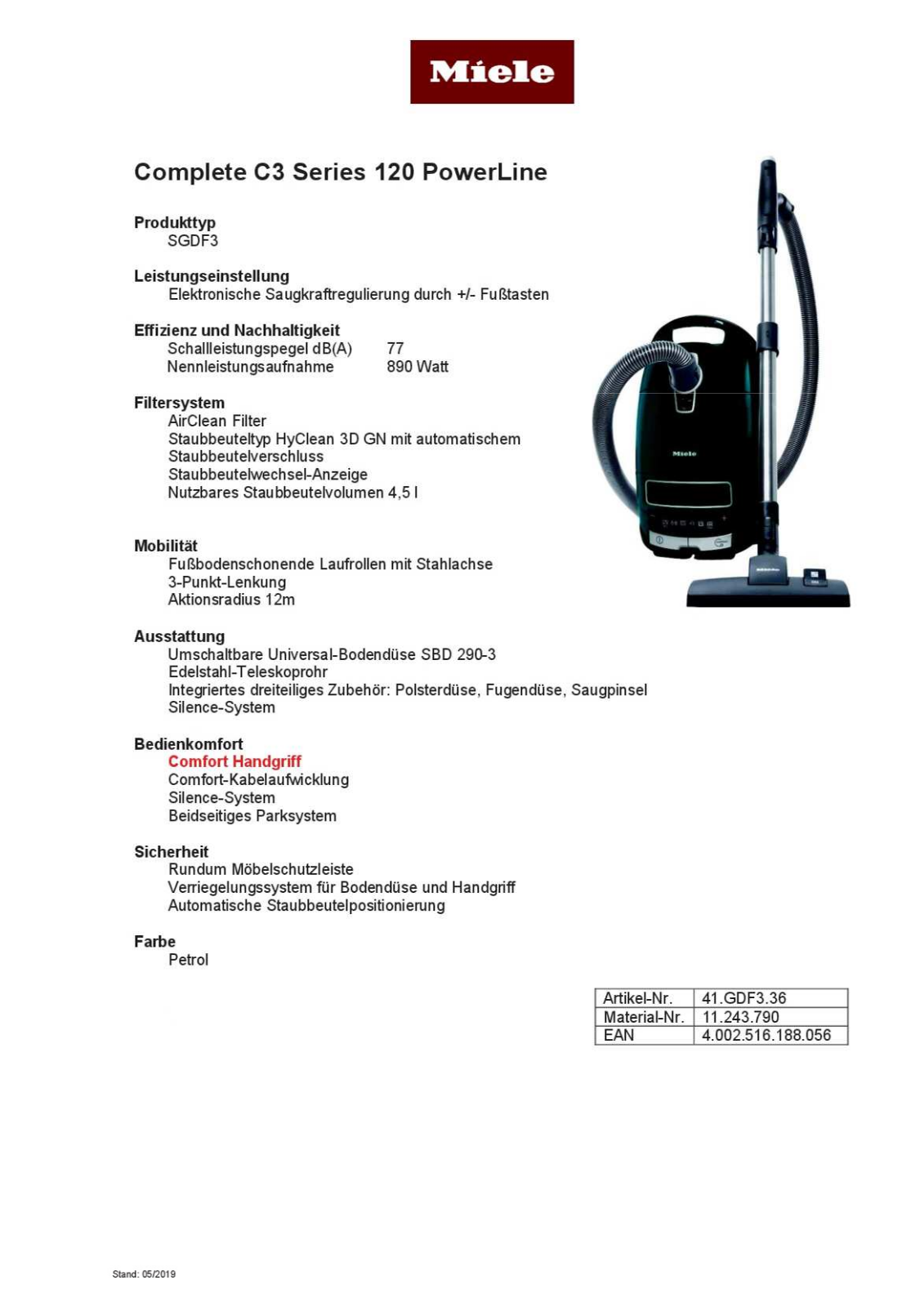 Miele SGDF3 Service Manual