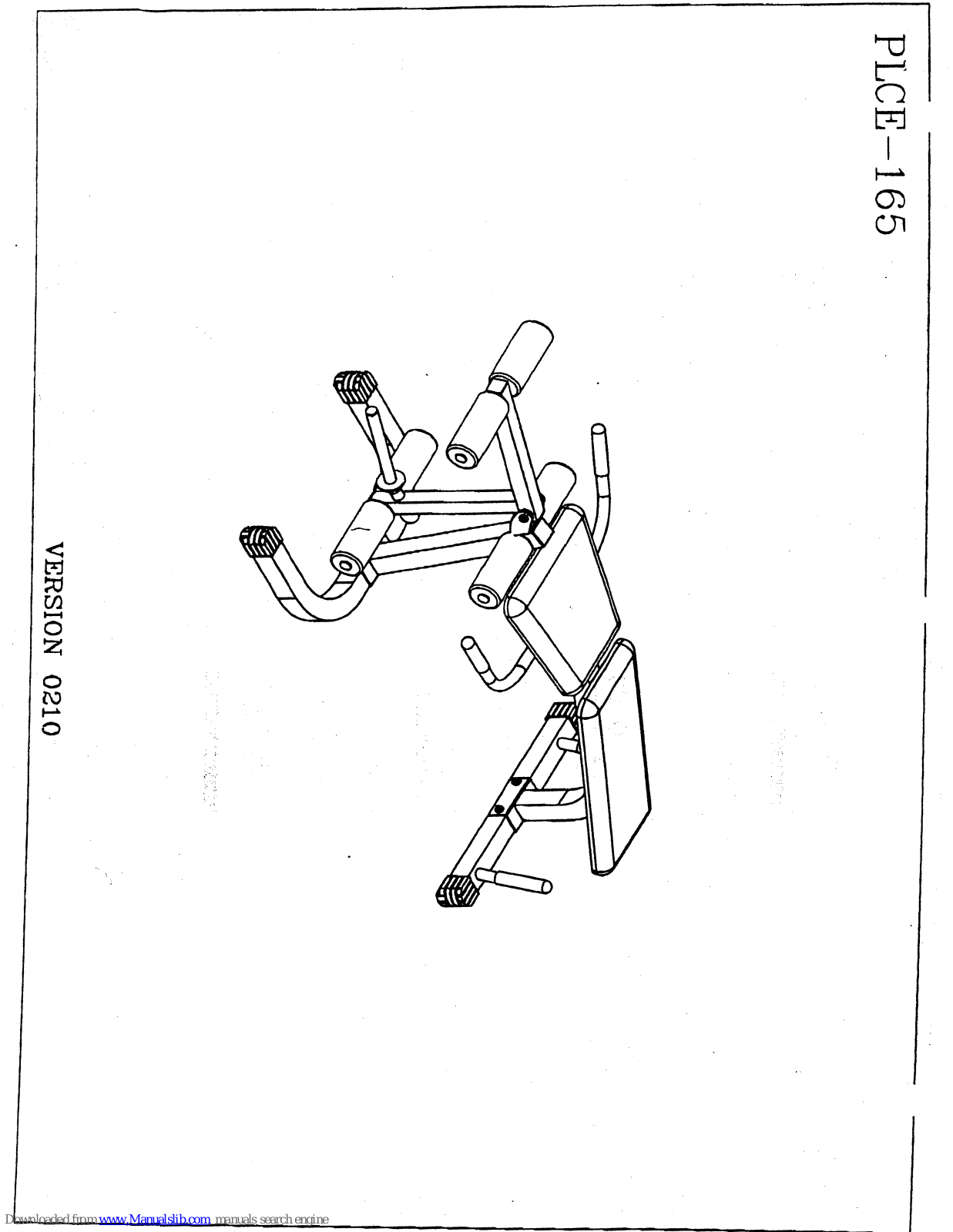 Body Solid PLCE-165 User Manual