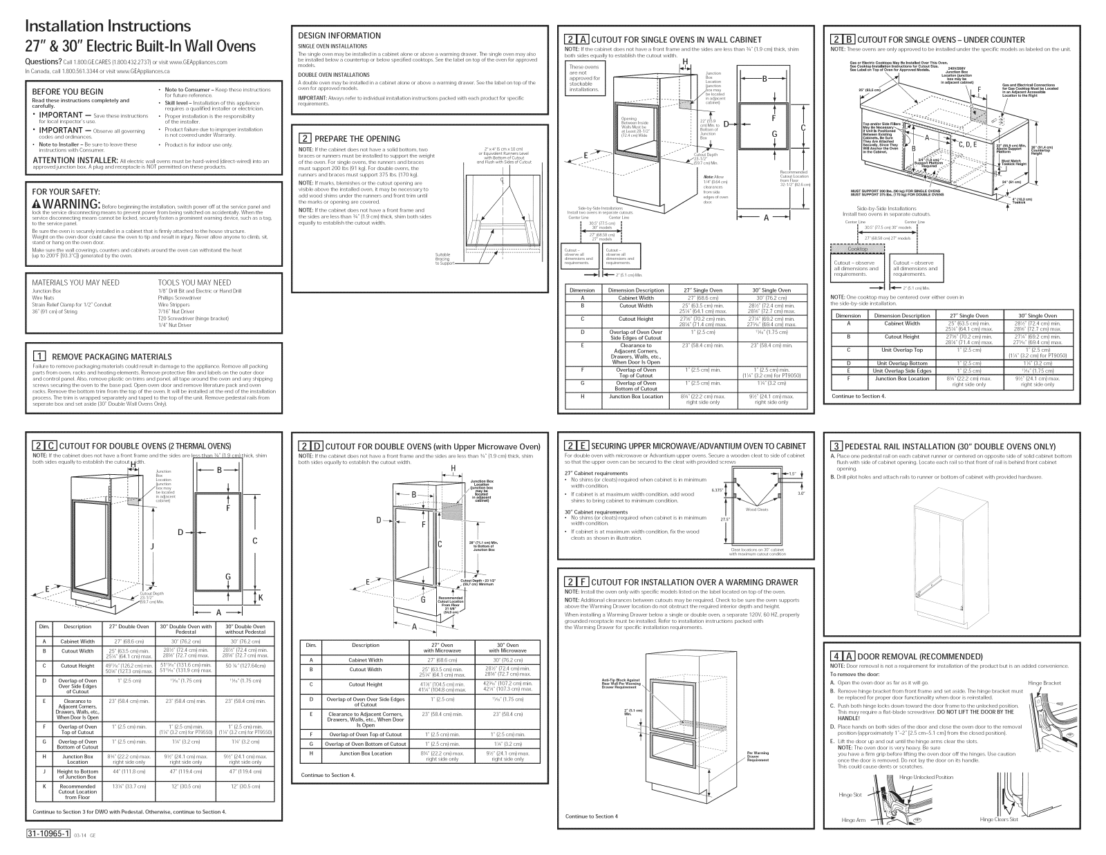GE CT9800SH2SS, CT9800SH3SS, CT9800SJ2SS, JK3800DH1BB, JK3800DH1WW Installation Guide - ManualMachine.com