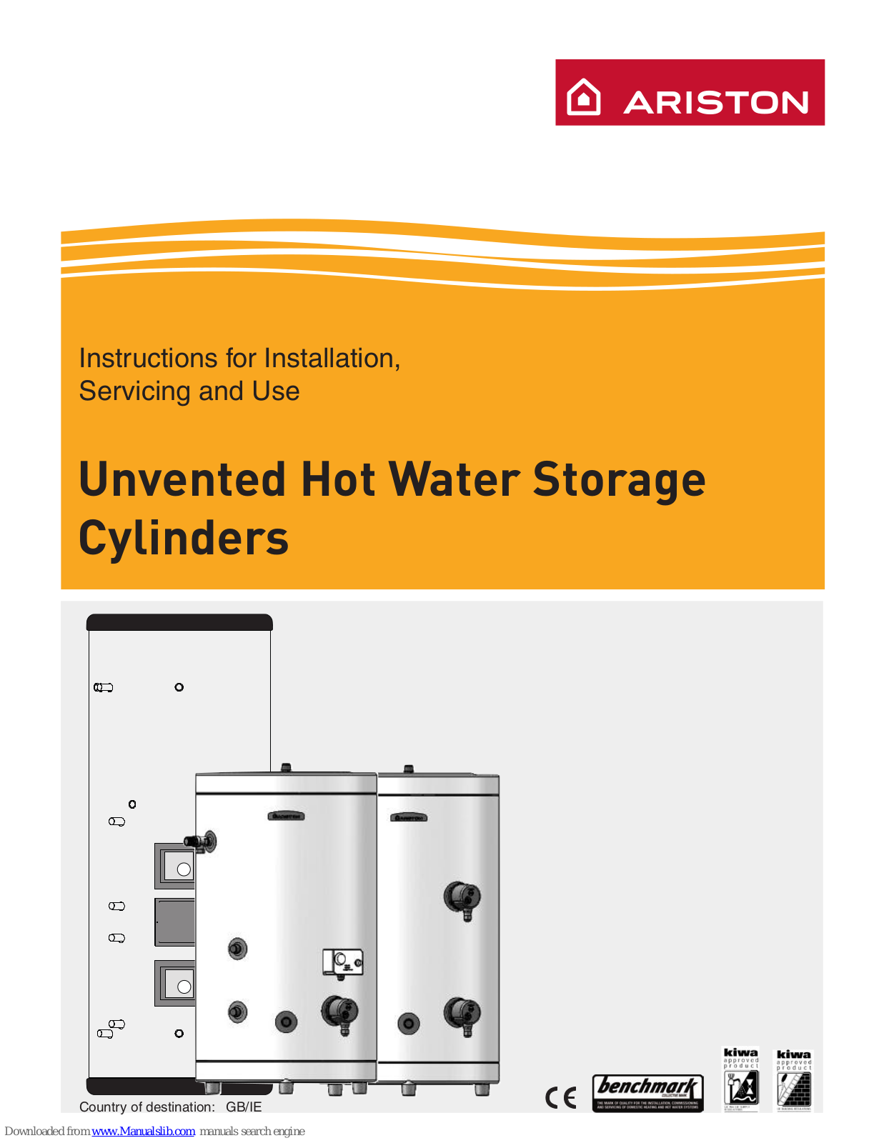 Ariston Classico HE STD 210, Classico HE STI 125, Classico HE STD 300, Classico HE STD 500, Classico HE STD 125 Instructions For Installation, Servicing And Use