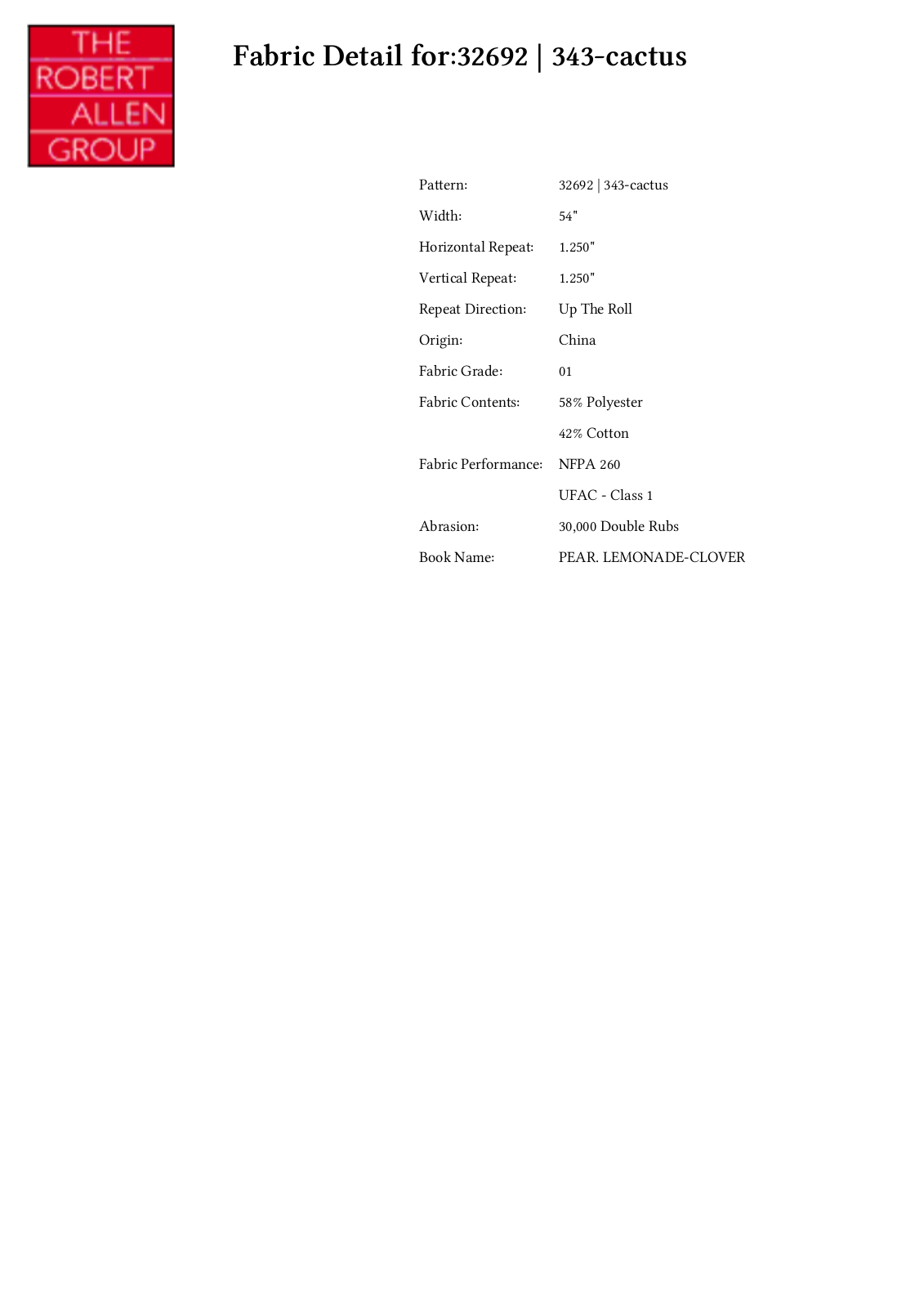 Duralee CRAL5675 Specifications - ManualMachine.com