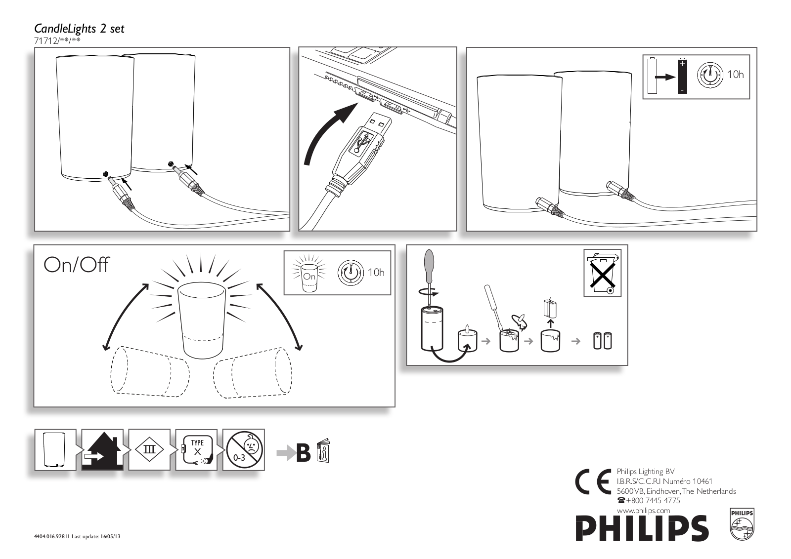 Philips CandleLights 2 Instructions Manual