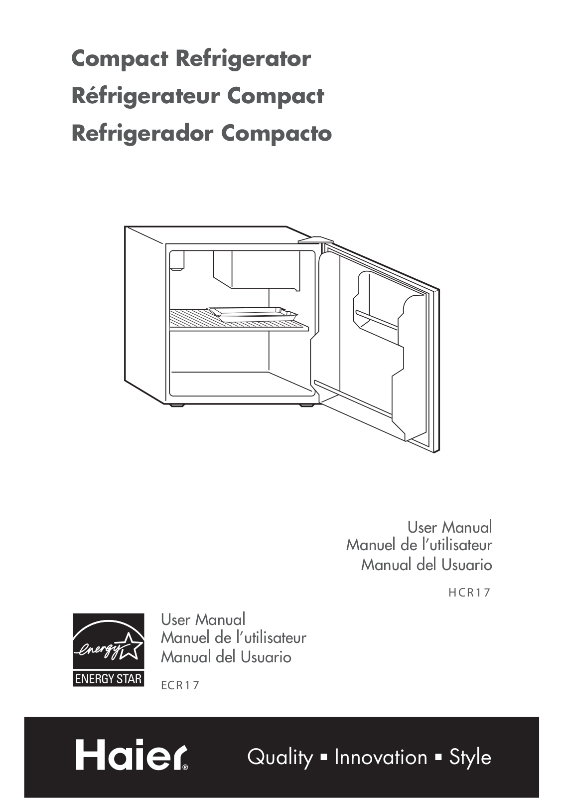 Haier H CR1 7, ECR1 7 User Manual