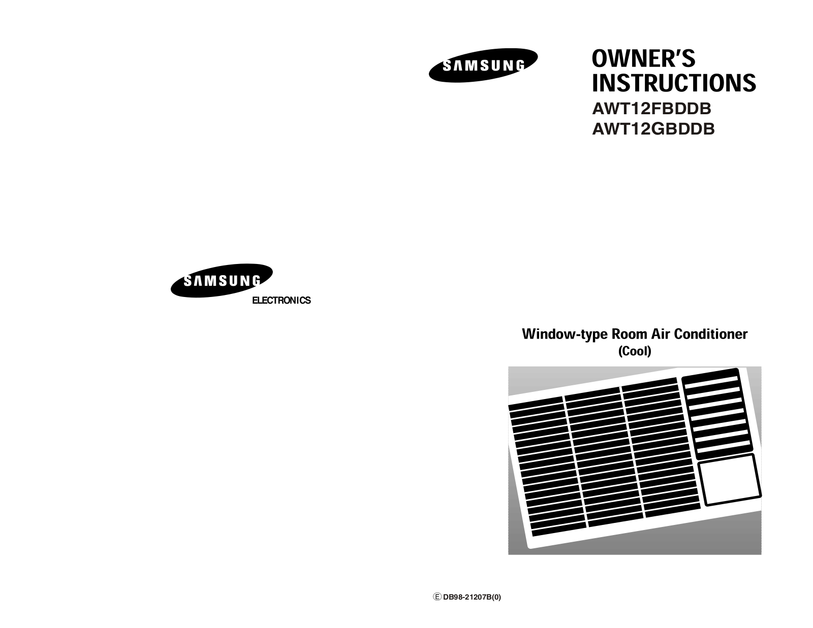 Samsung AWT12FBDDBK User Manual