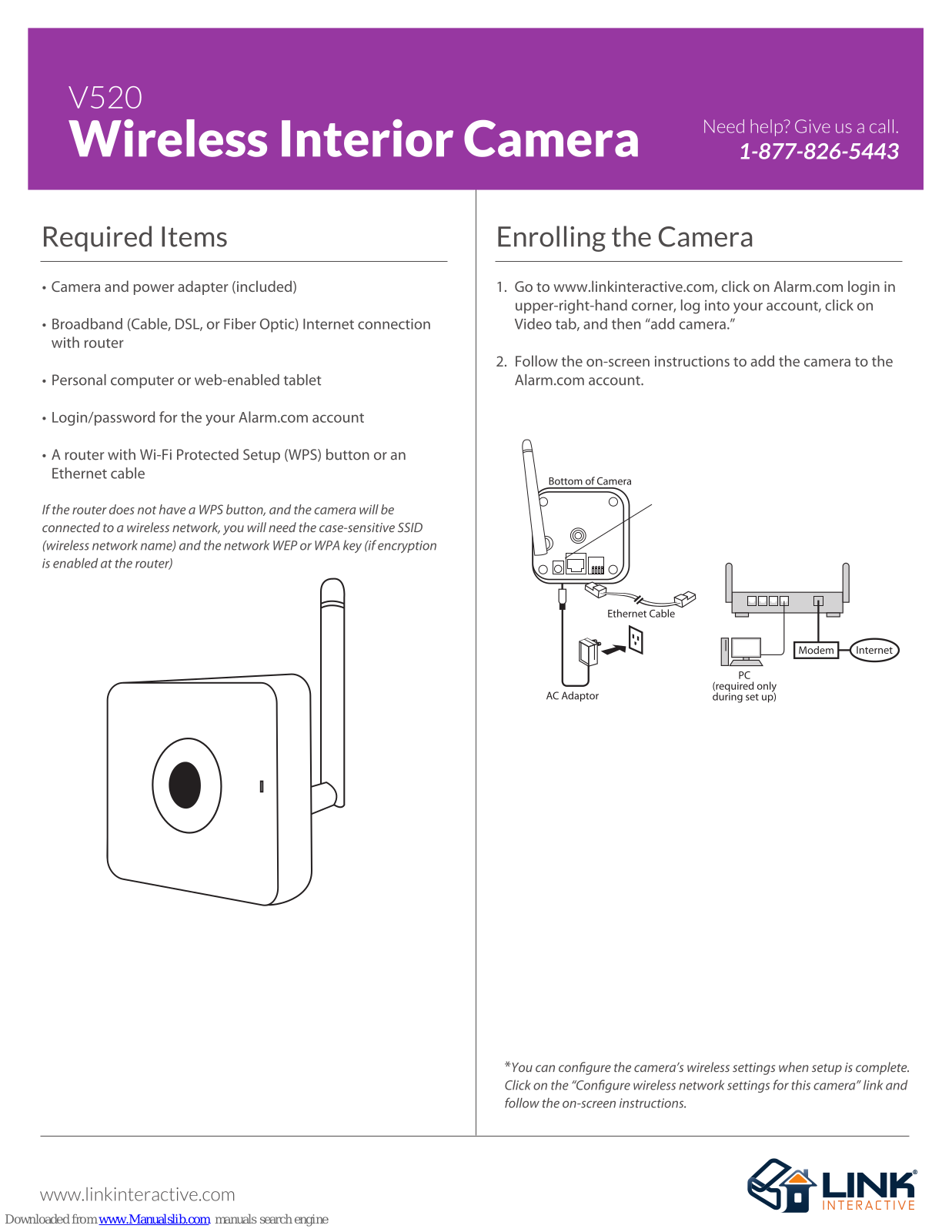 Link V520 Instruction Manual