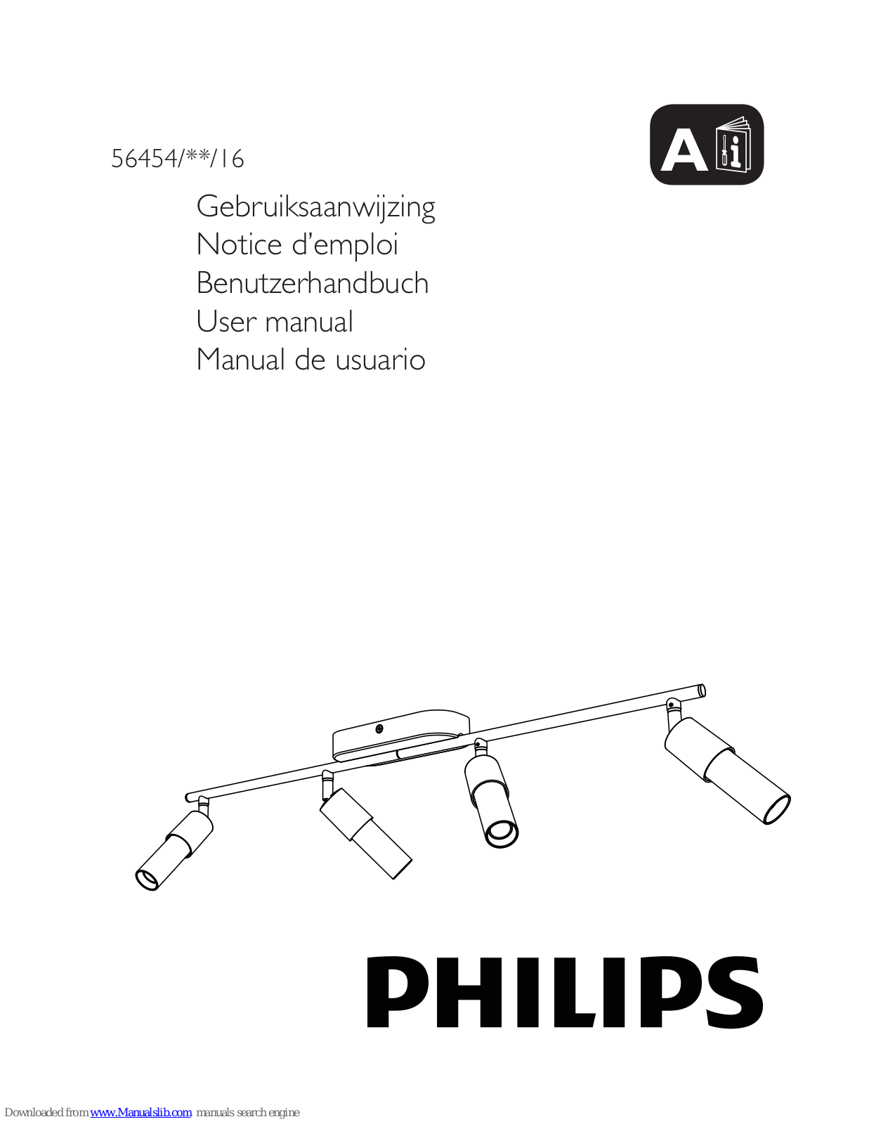 Philips 56454-17-16, 56454/**/16 User Manual