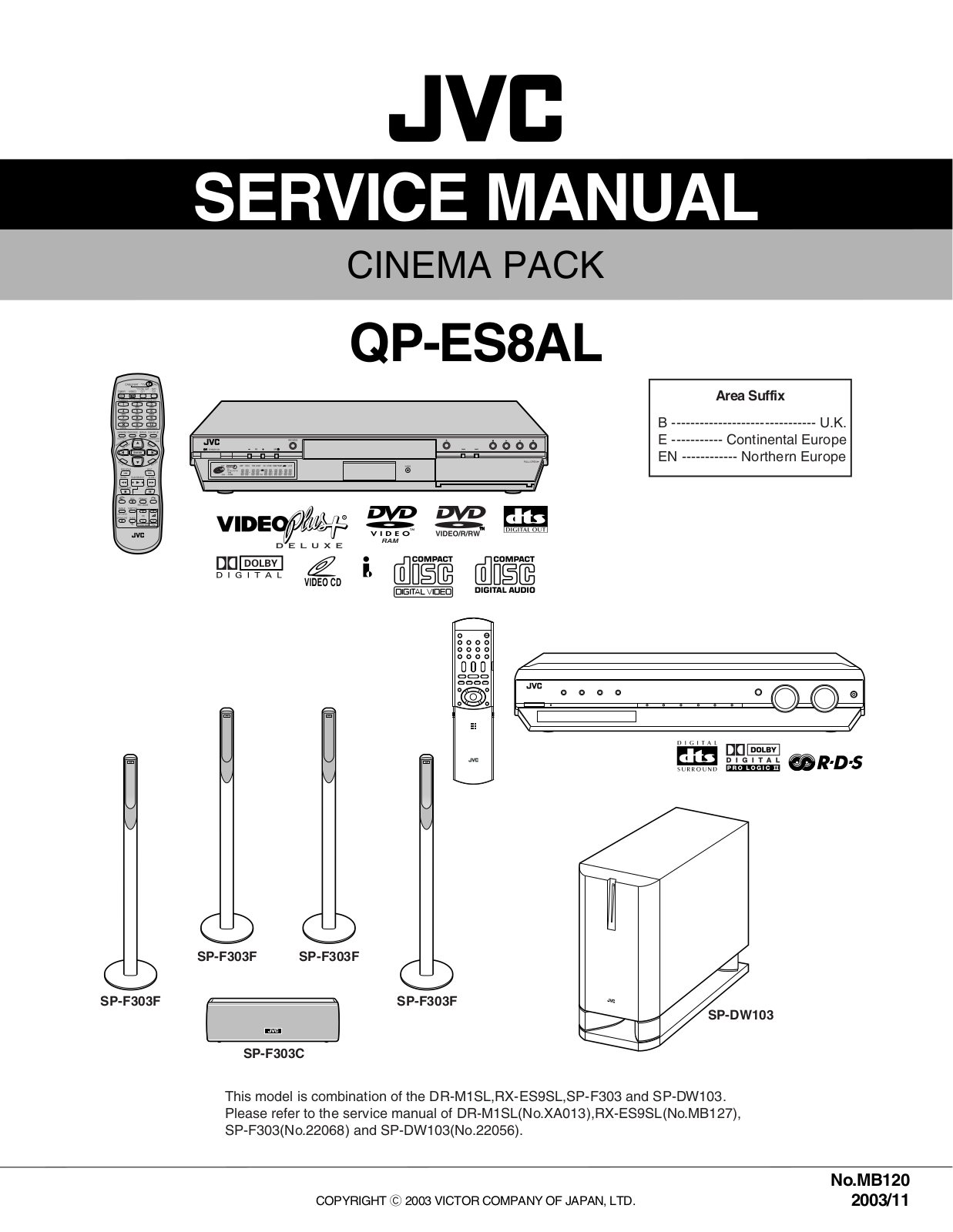 JVC QP-ES8AL Service Manual