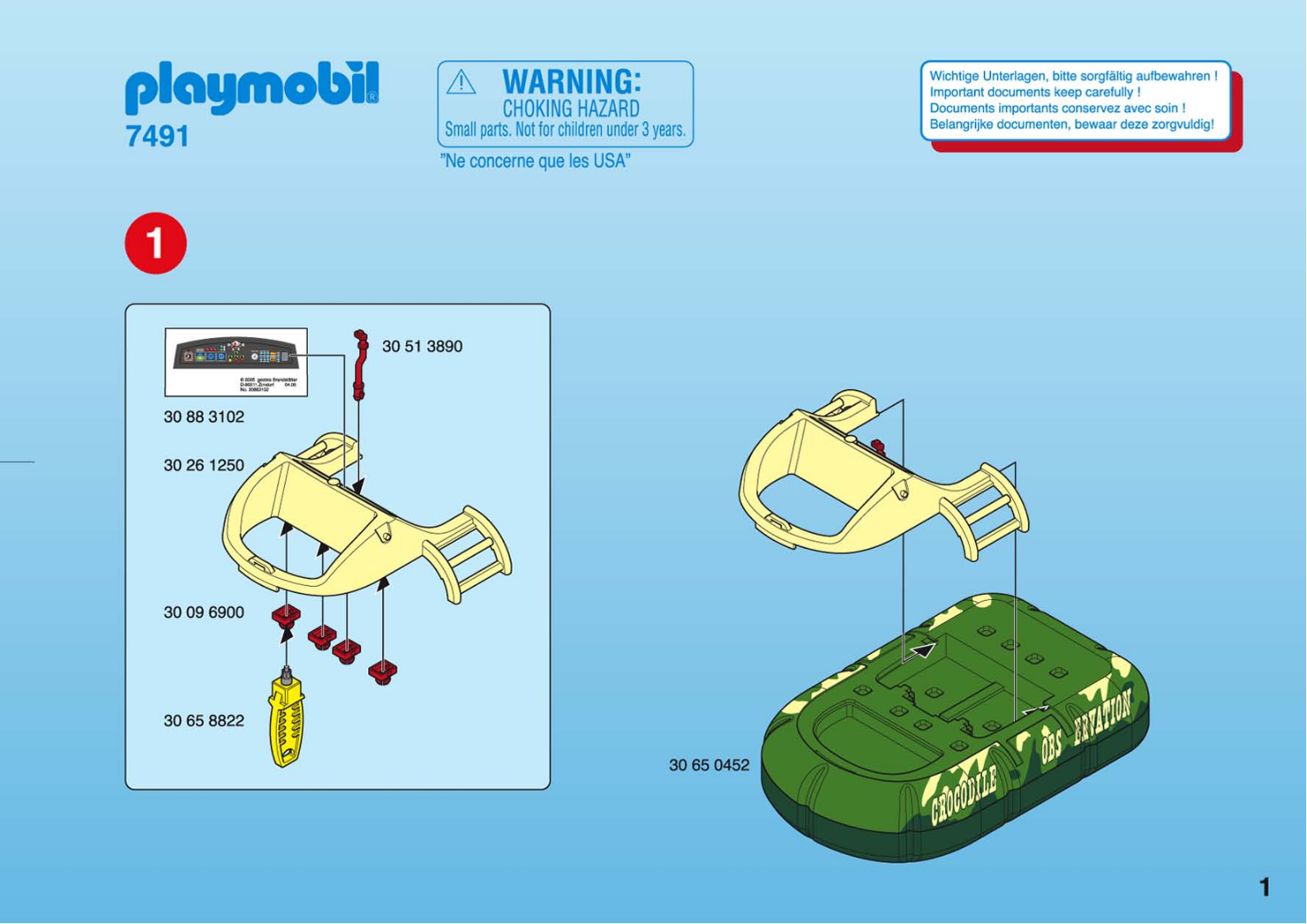 Playmobil 7491 Instructions