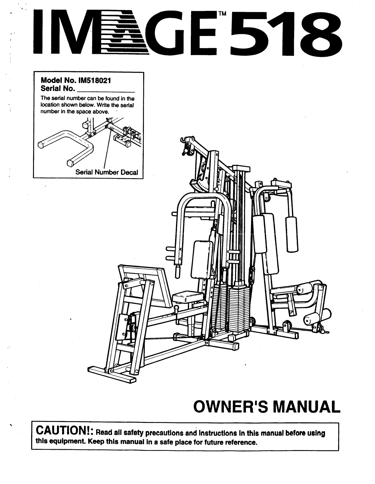 Image IM518021 Owner's Manual