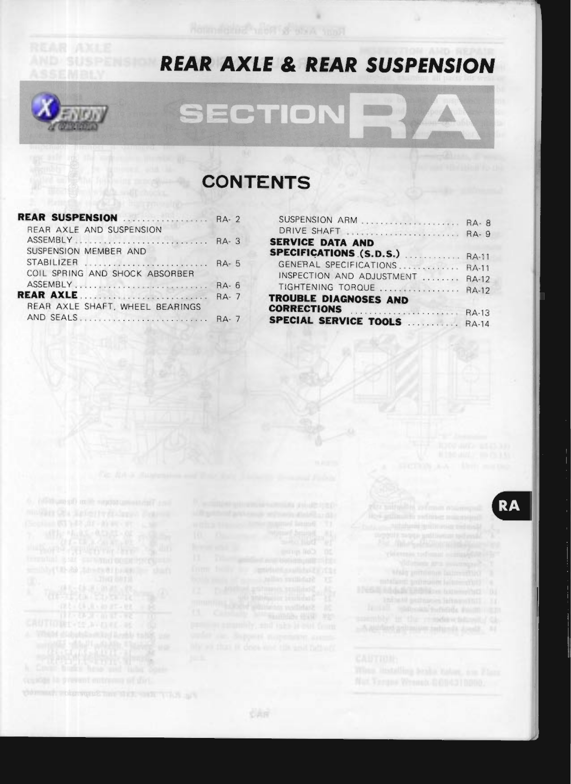 Enon RA Service Manual