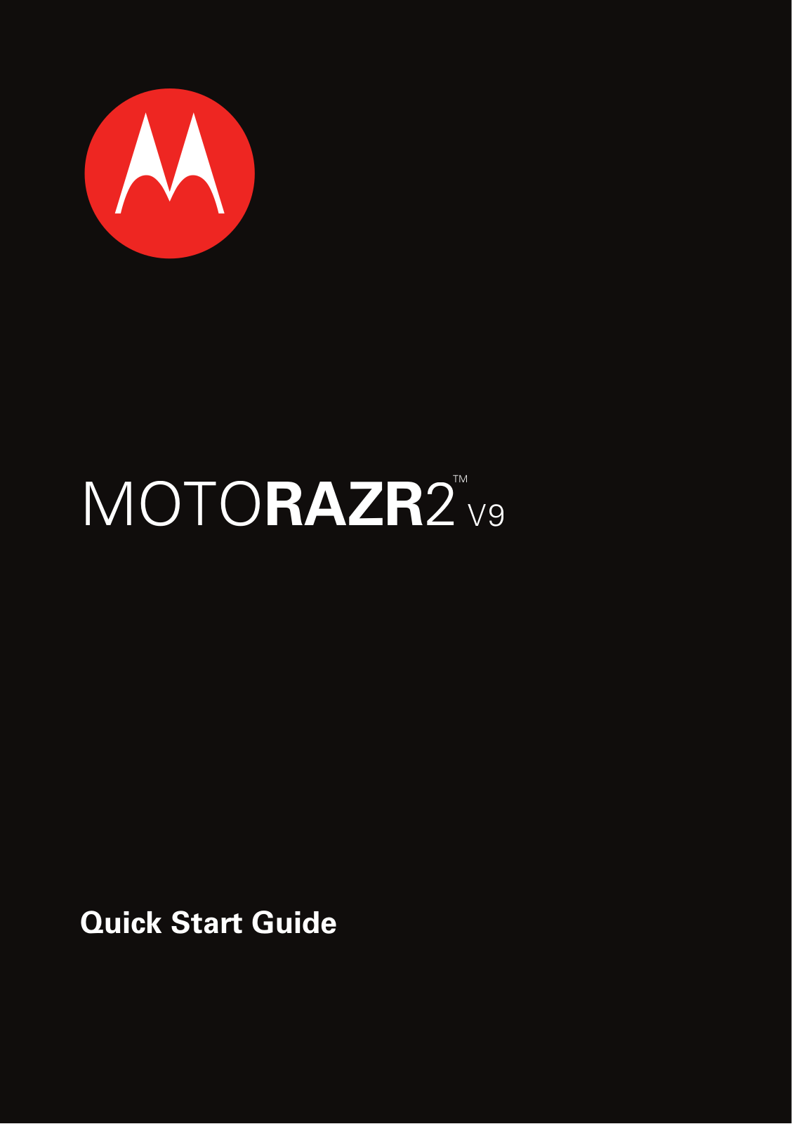 Motorola MOTORAZR2 V9 User Manual