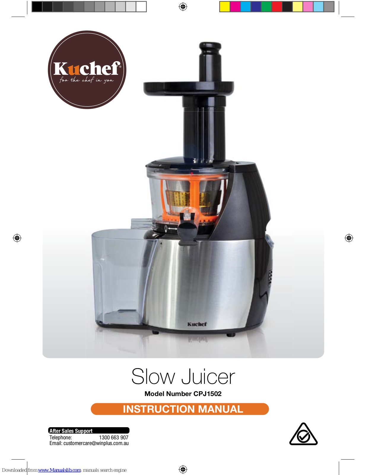 Kuchef CPJ1502 Instruction Manual