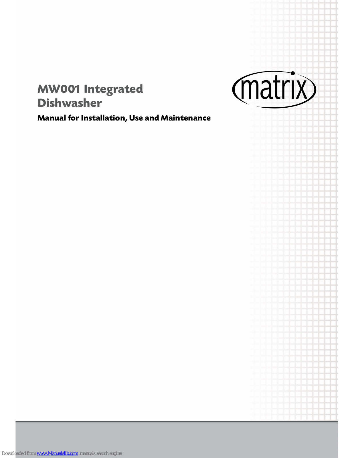 Matrix MW001 User Manual