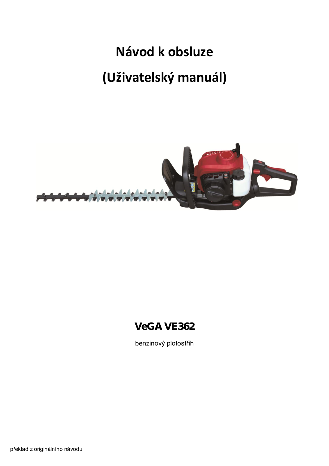 VeGA VE 362 User Manual