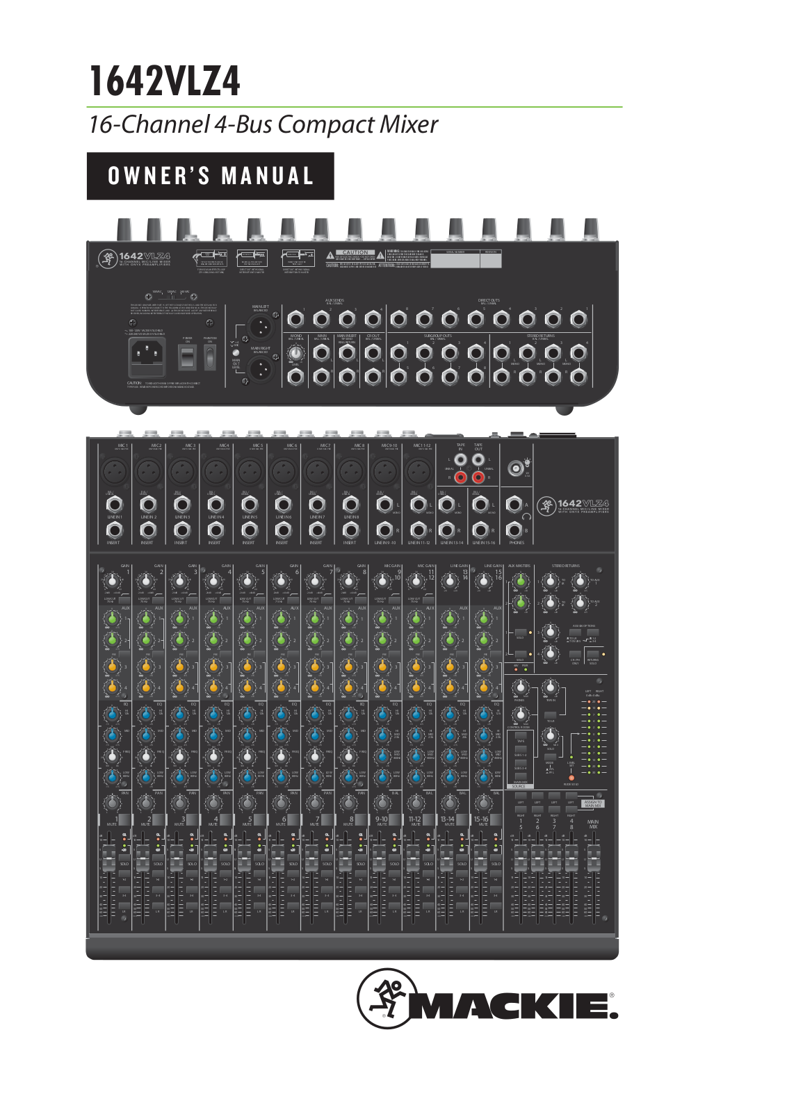 Mackie 1642VLZ4 User Manual