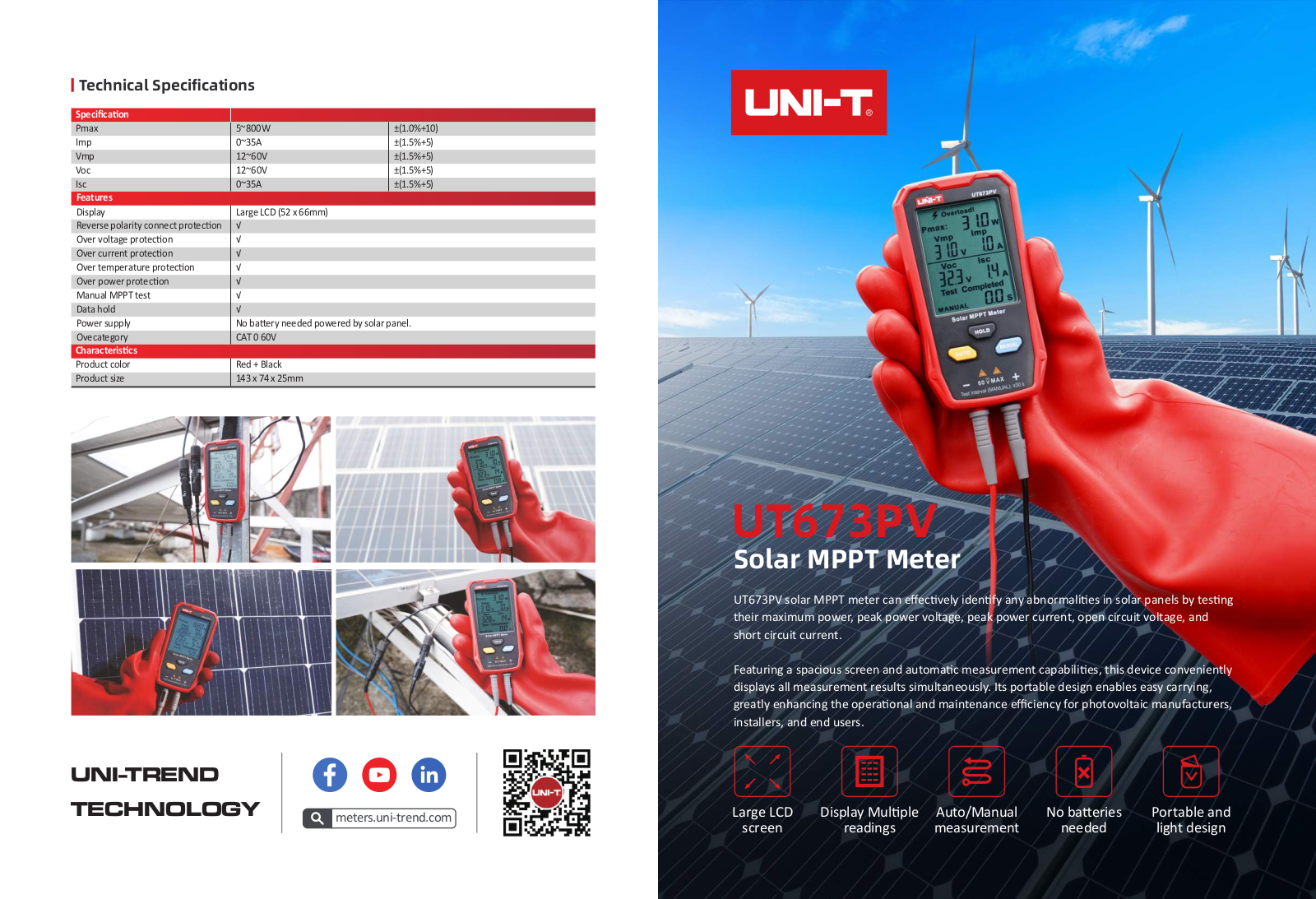 UNI-T UT673PV User guide - ManualMachine.com