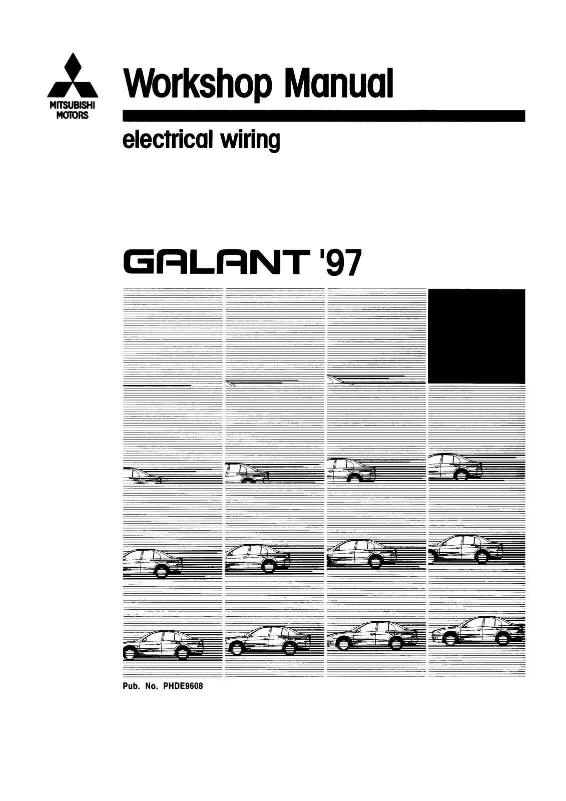 Mitsubishi Galant Electrical Wiring  1997 Owner's Manual