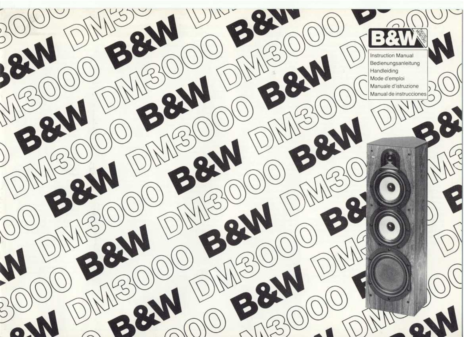 B&W DM 3000 User Manual