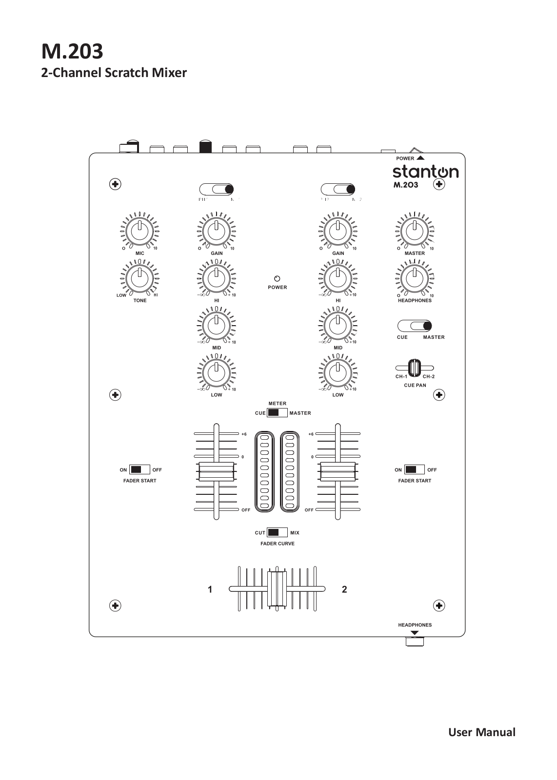 Stanton M-203 User Manual