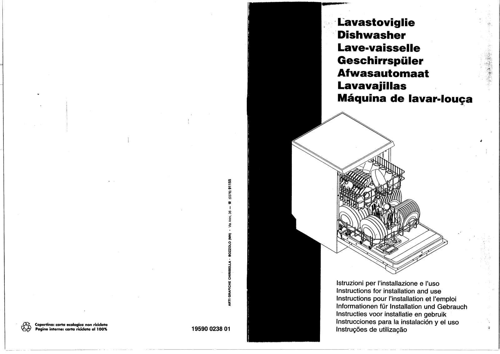 Smeg DWD64BL, LVF50BA Instruction Manual