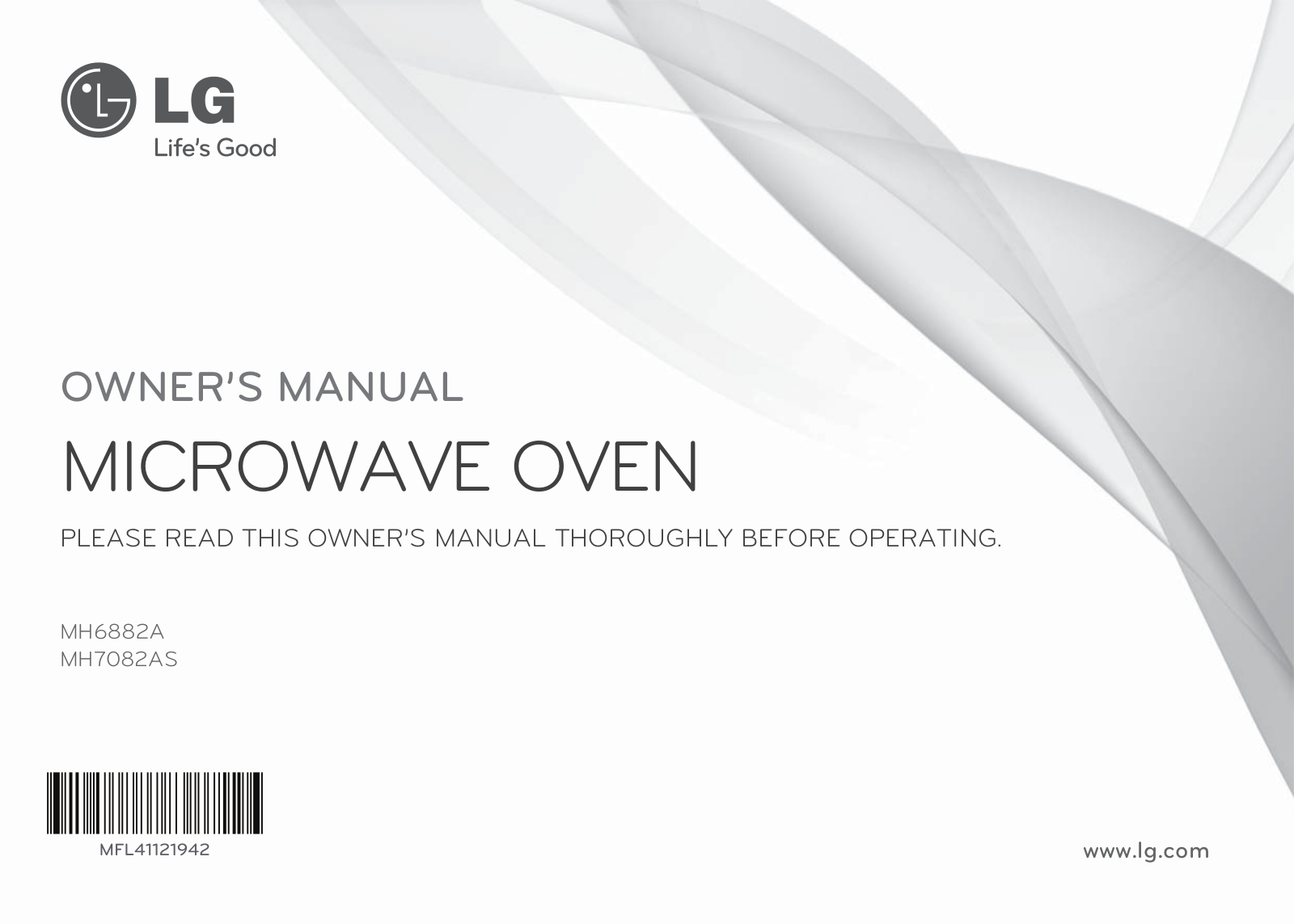 LG MH6882A Owner’s Manual