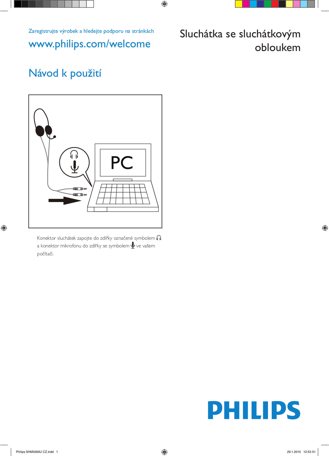 Philips SHM3300U User Manual