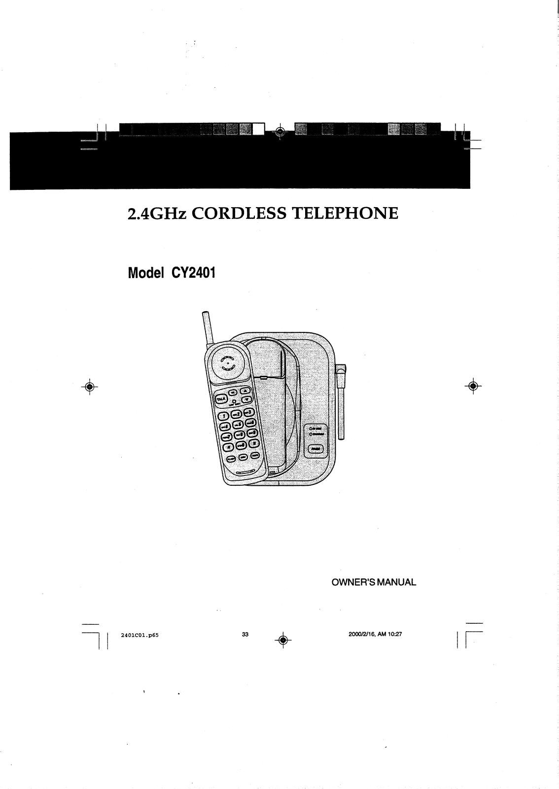 Cybertech Communications Co 2401 User Manual