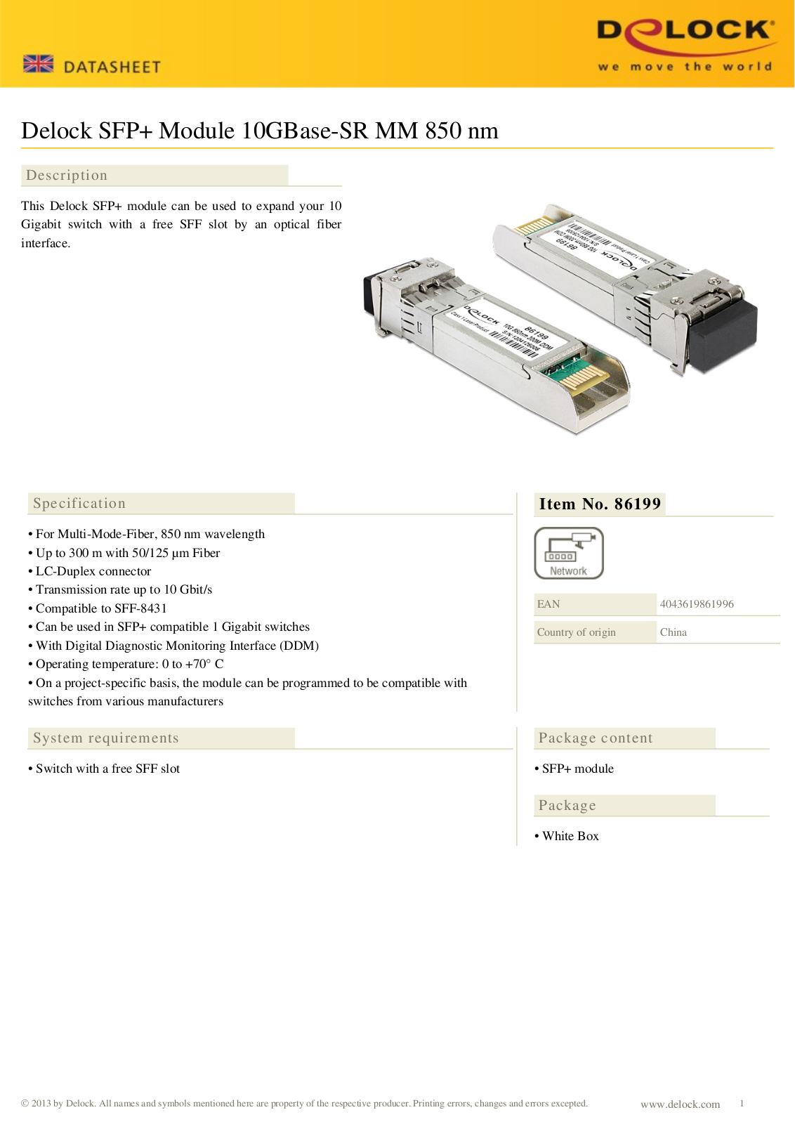 DeLOCK 86199 User Manual - ManualMachine.com