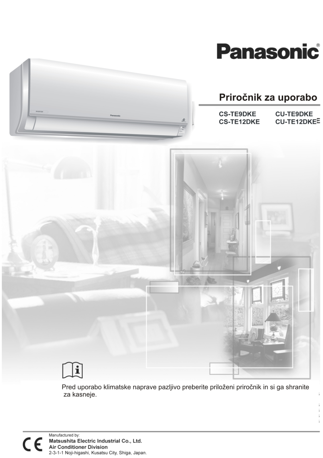 Panasonic CSTE12DKE, CUTE12DKE Operating Instructions