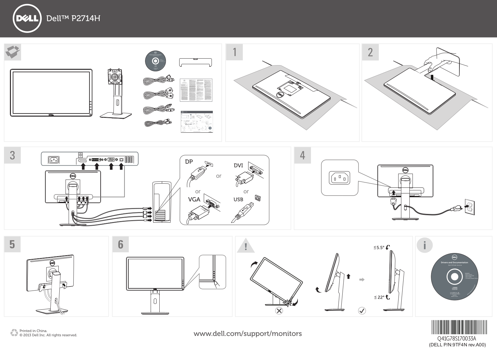 Dell P2714H User Manual