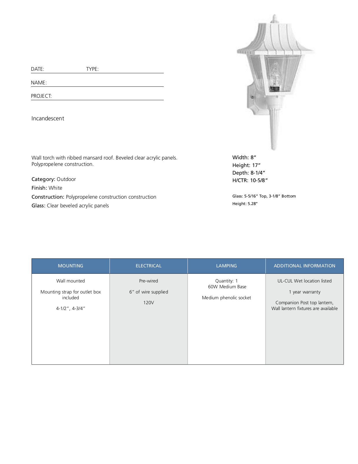 Lark Manor™ W007474213 Specifications - ManualMachine.com
