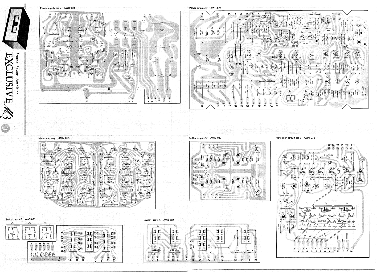 Pioneer Exclusive M-3 Schematic