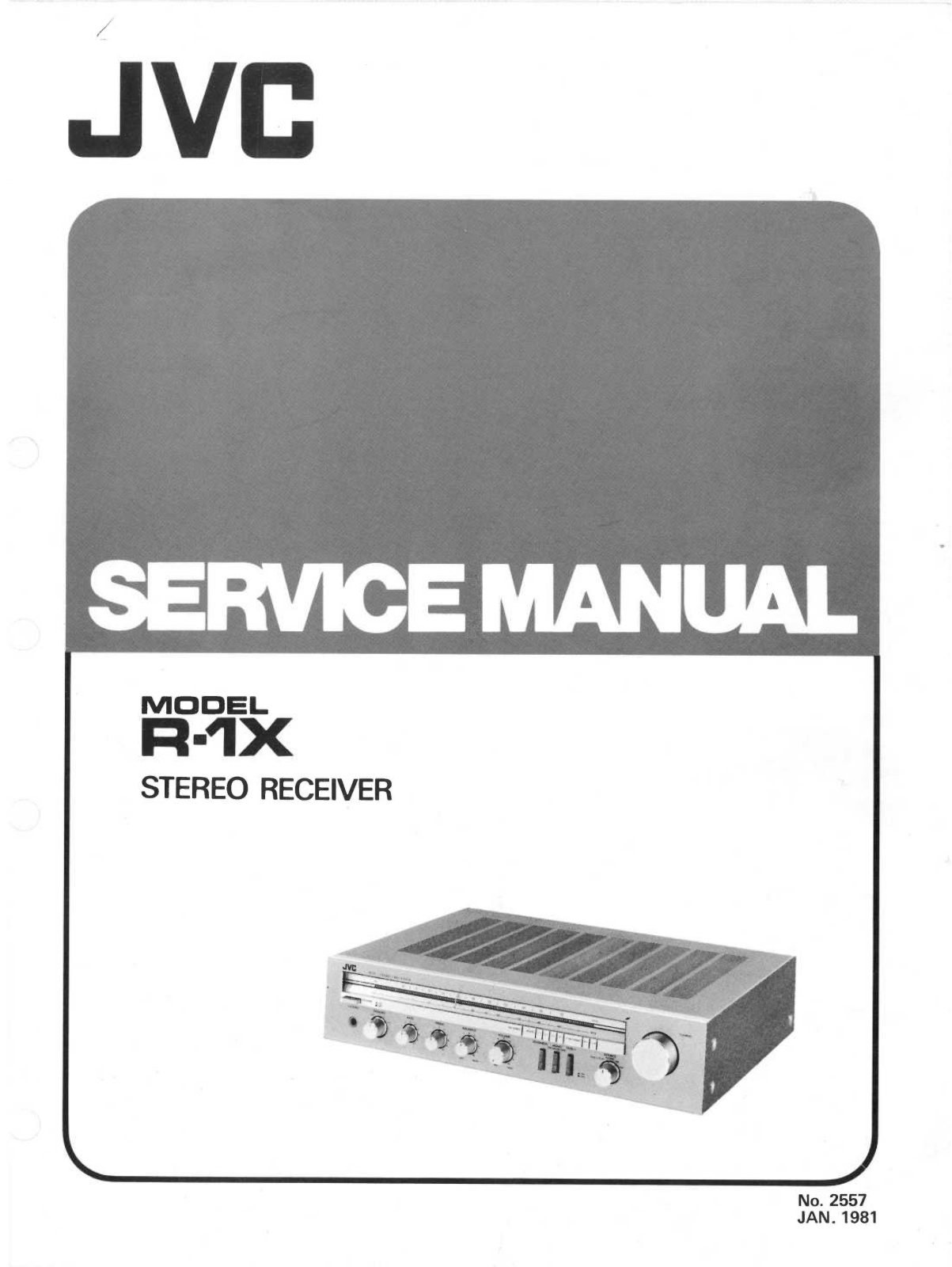 Jvc R-1-X Service Manual