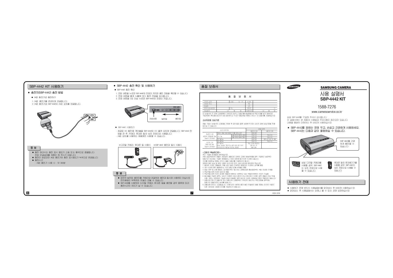 Samsung SBP-4442 User Manual