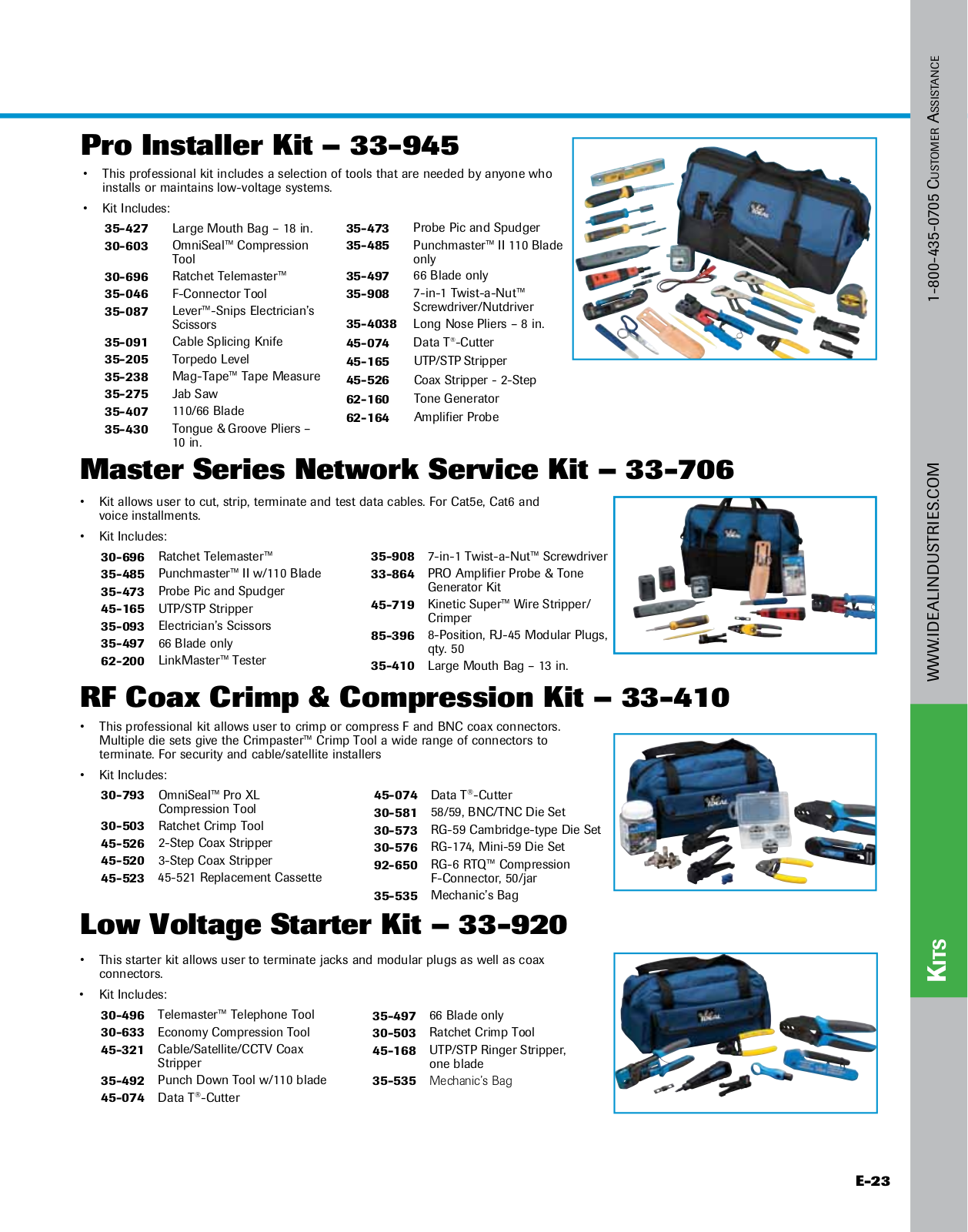 IDEAL Industries Kits Catalog Page