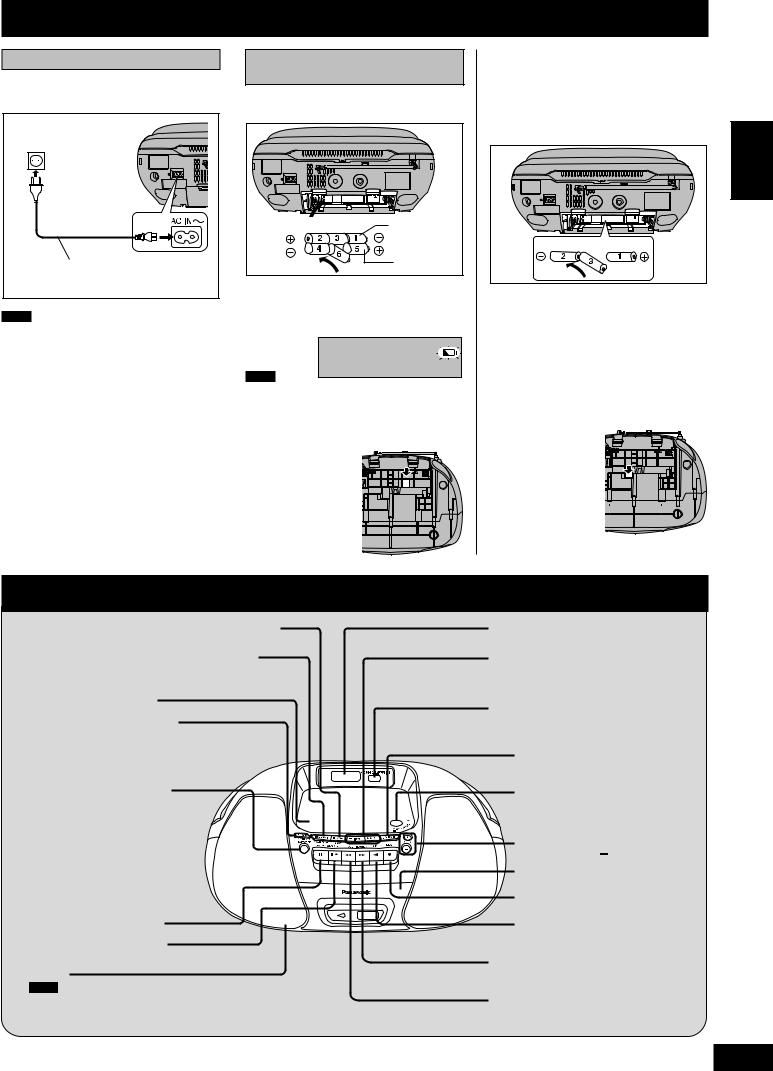Panasonic RX-D26E-H User Manual