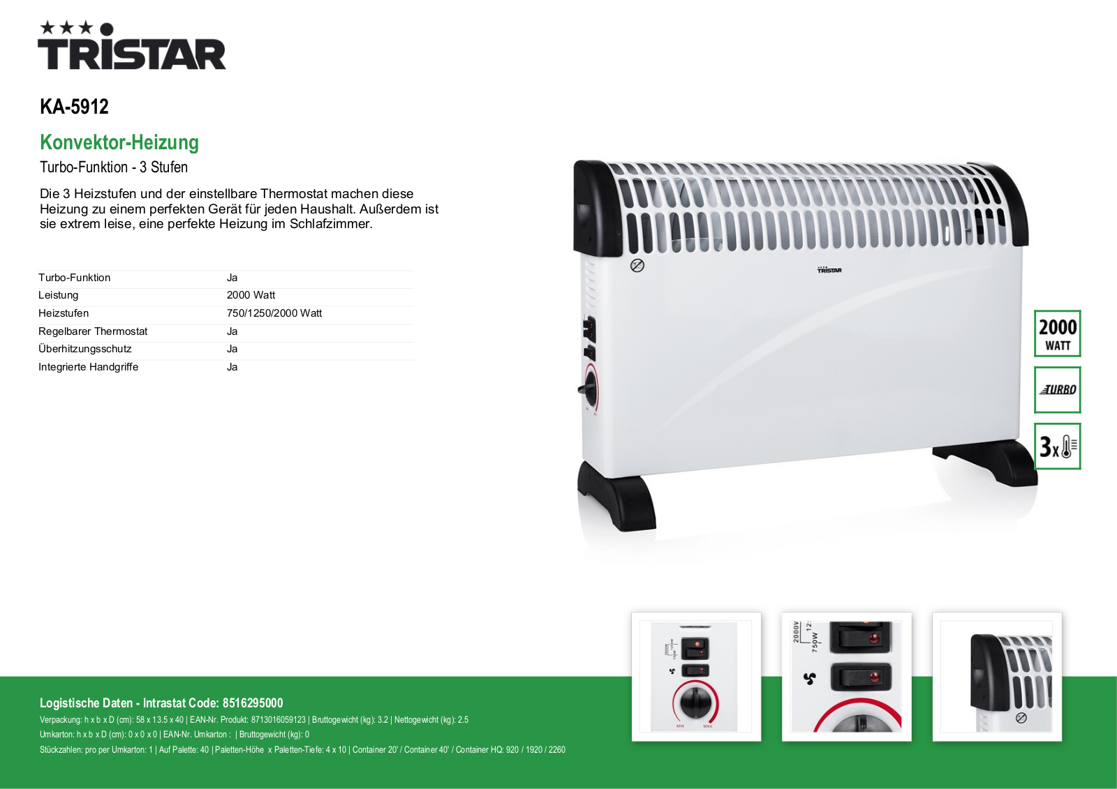 Tristar KA-5912 Technical data - ManualMachine.com