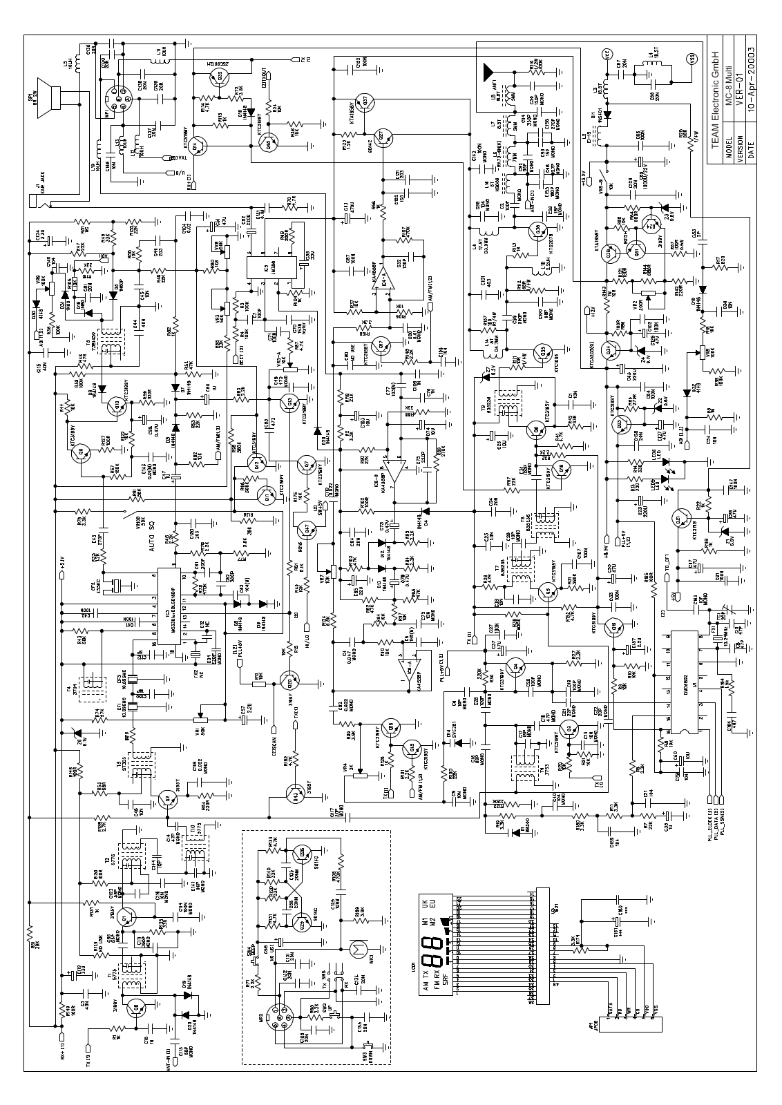 team MC8 Multinorm Schematic