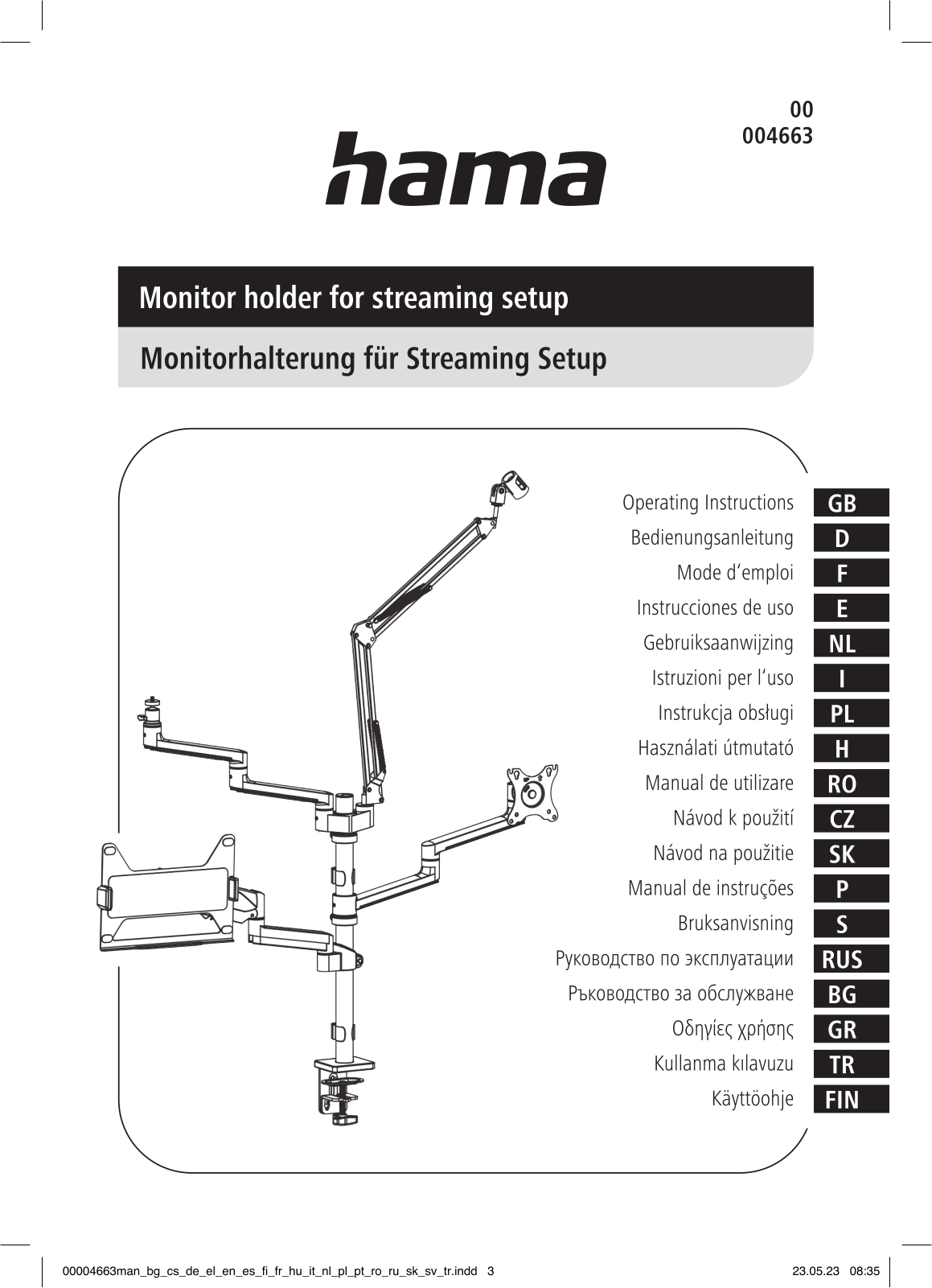 HAMA 004663 User guide - ManualMachine.com