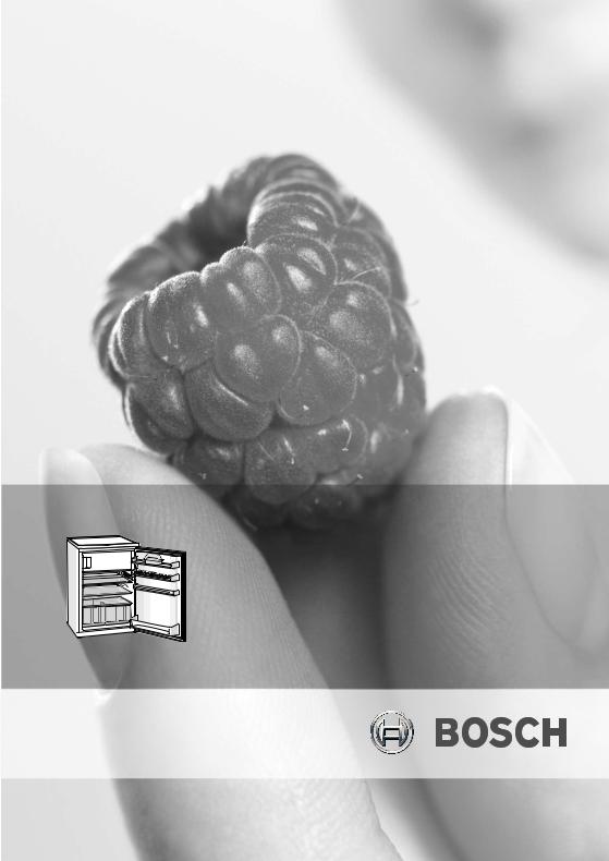 Bosch KTR16AW20G, KTR16AL20G Manual
