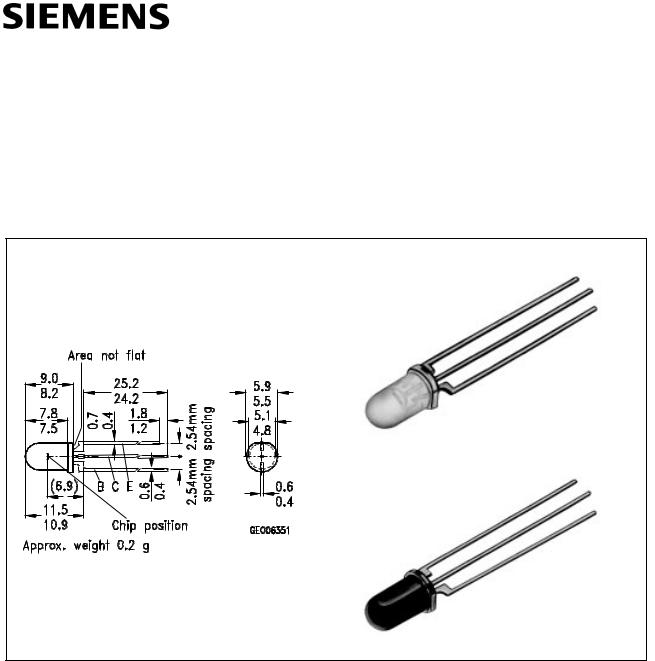 Siemens SFH303FA, SFH303FA-2, SFH303FA-3, SFH303FA-4, SFH303 Datasheet
