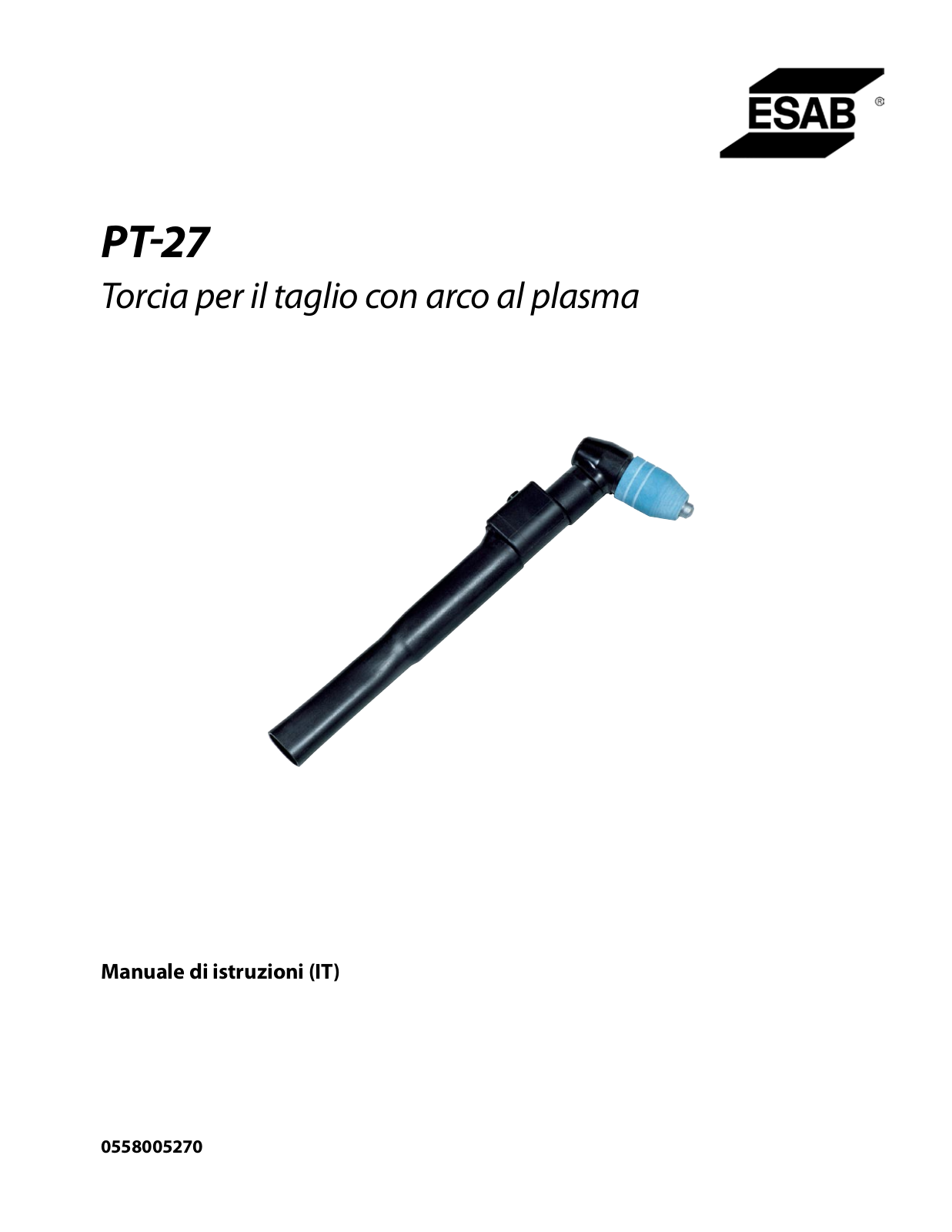 ESAB PT-27 Instruction manual