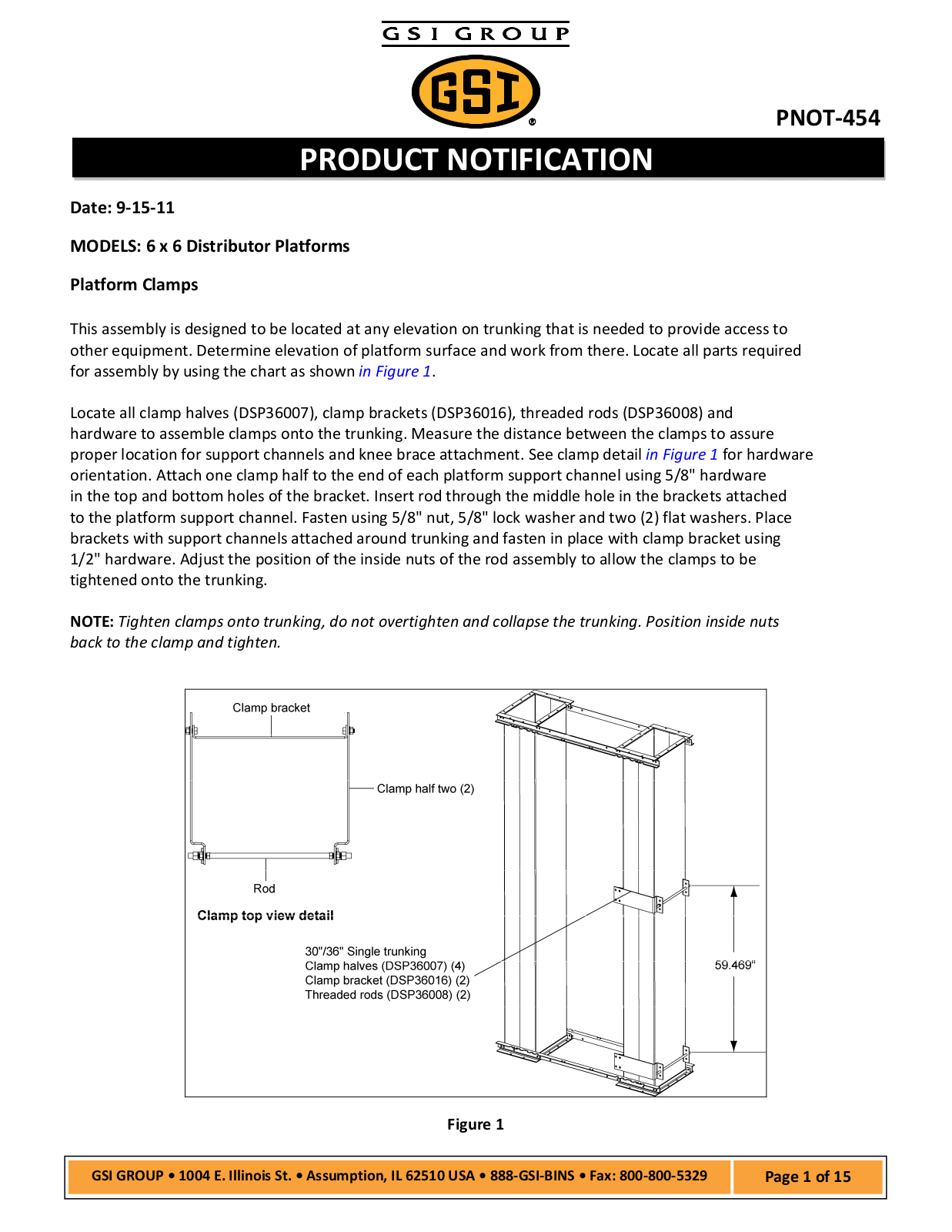 GSI PNOT-454 User Manual