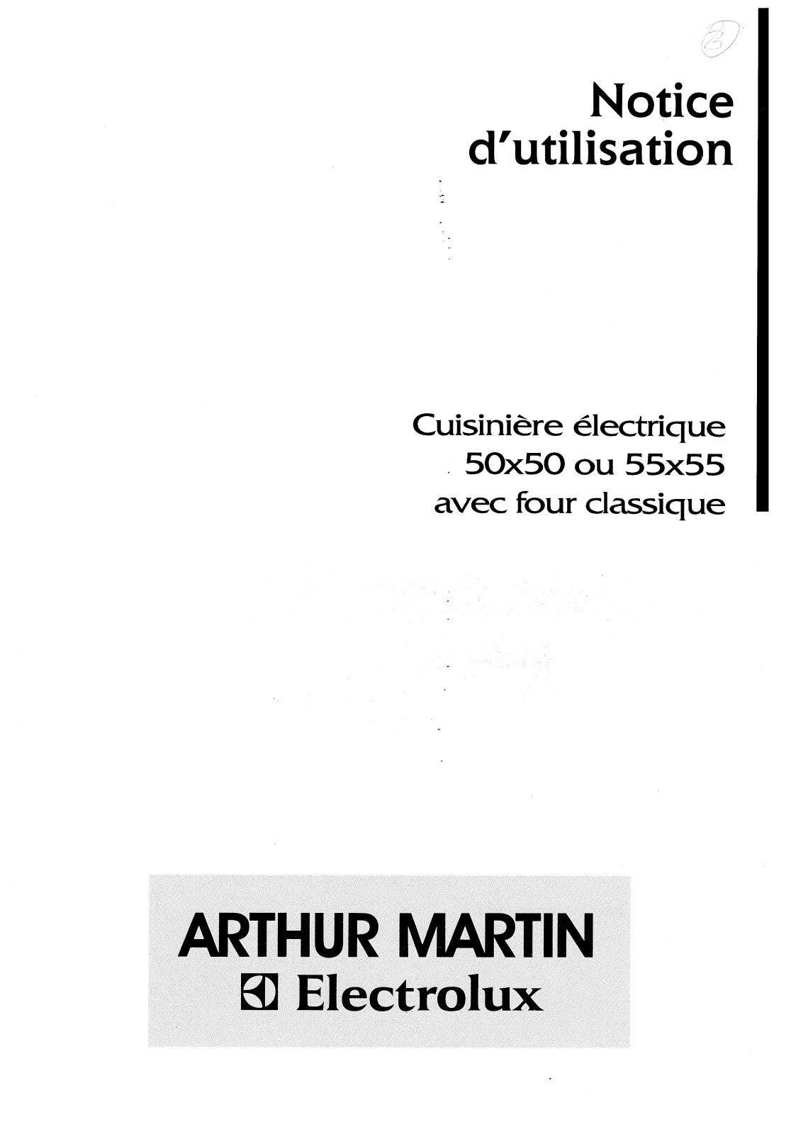 Arthur martin CV5564W1, CV5562W1 User Manual