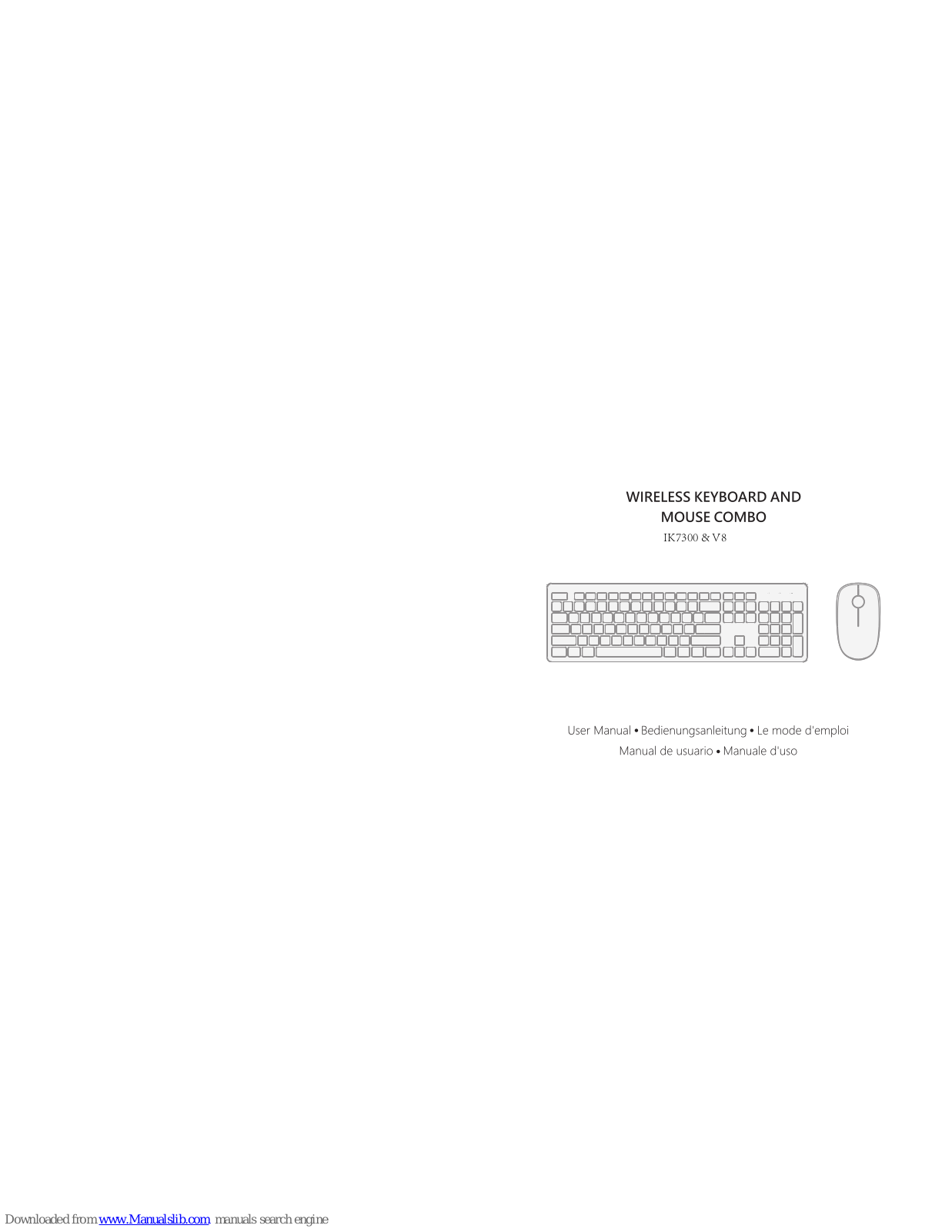 Lingjie Electronics IK7300, V8 User Manual - ManualMachine.com
