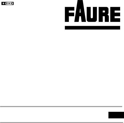 FAURE FFU325WO User Manual