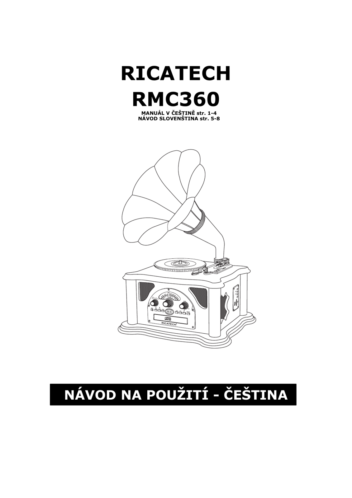 Ricatech RMC360 User Manual