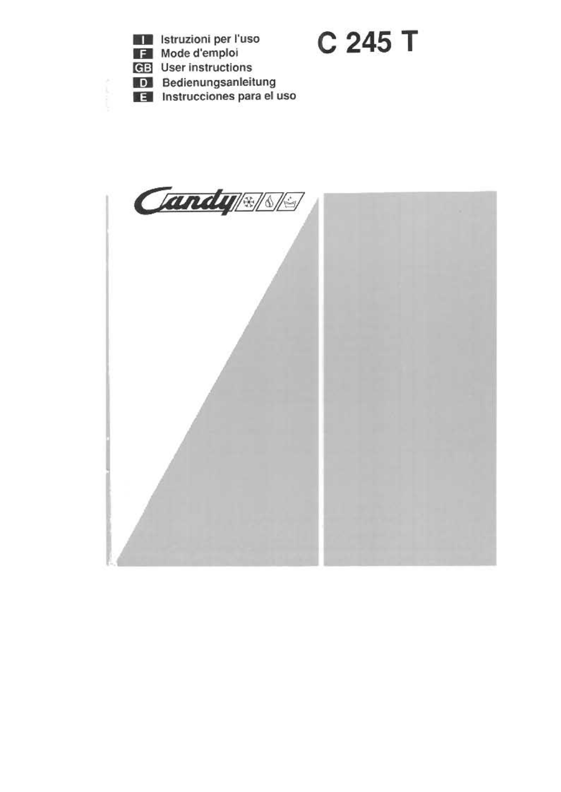 CANDY C 245 T User Manual